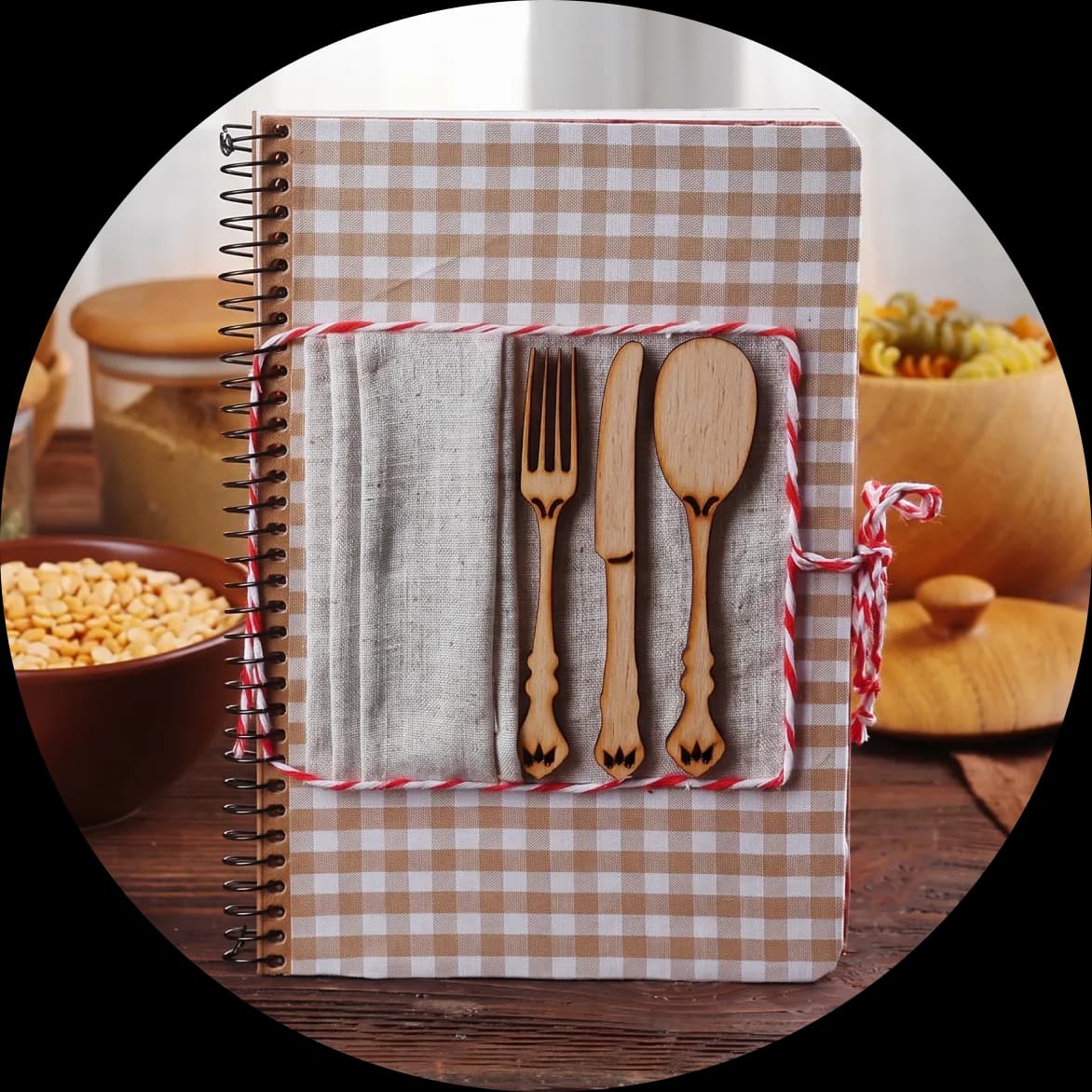 Spiral bound cookbook from Aero Publishing
