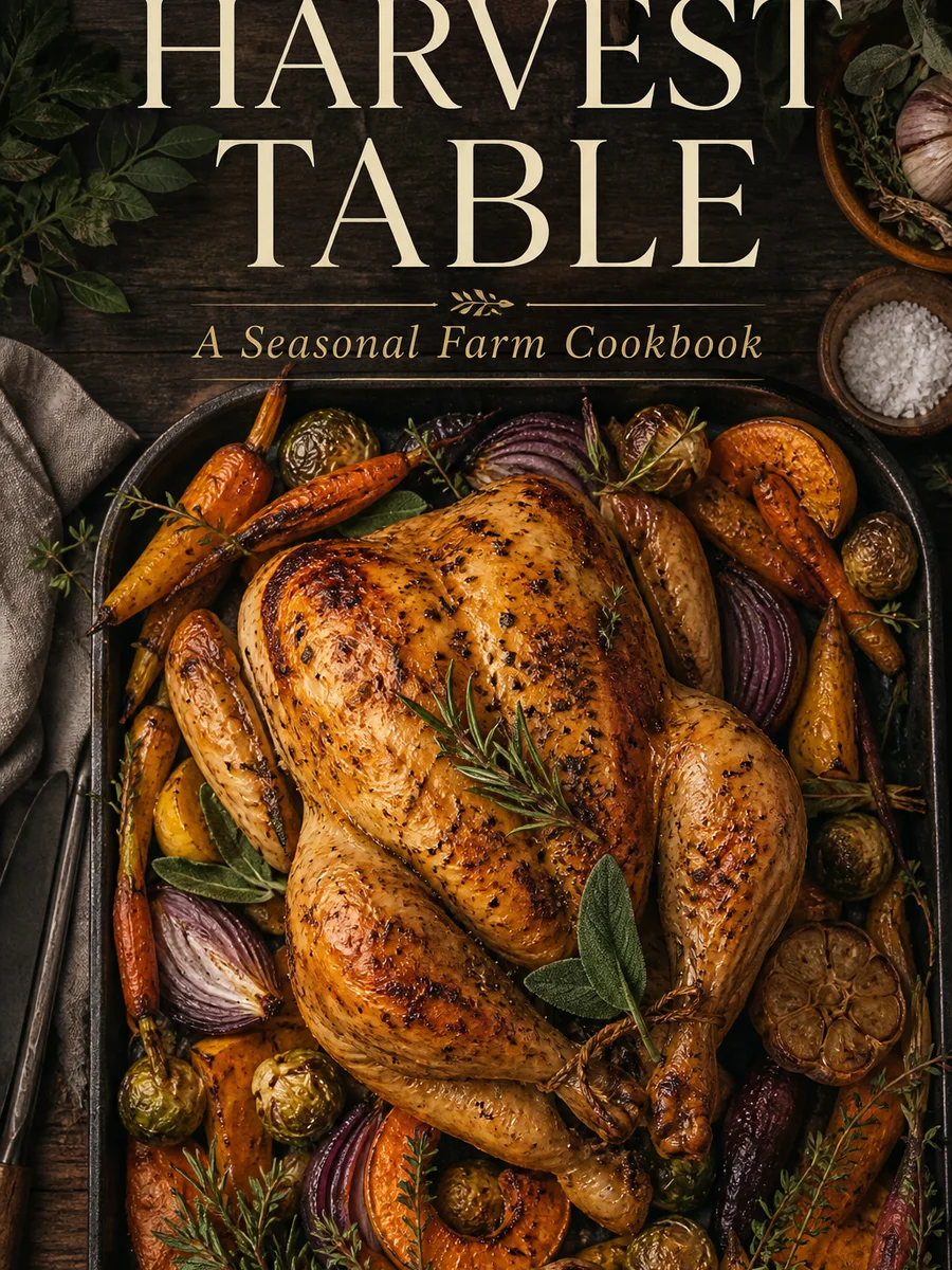 Harvest Table seasonal farm cookbook cover